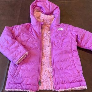 Girls hooded puffer coat